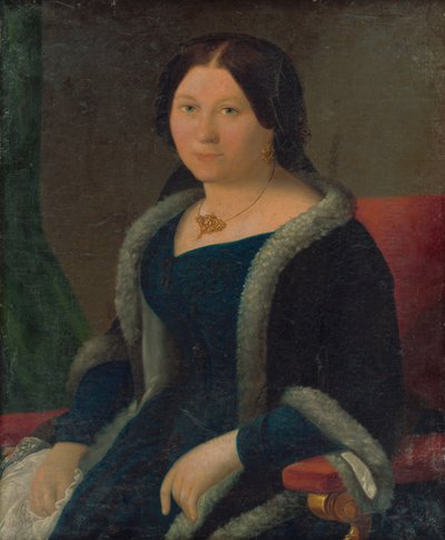 Ritratto di una giovane donna da Miklós Barabás  